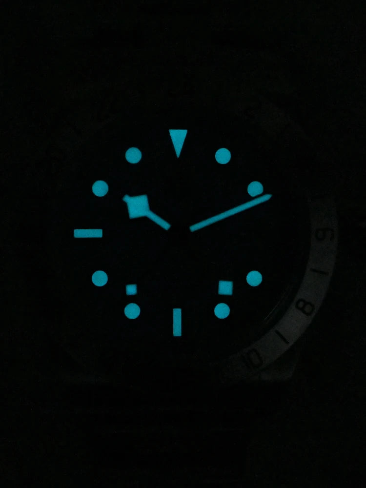 San Martin Upgraded 38.3mm BB GMT Hangzhou 6460 Men Automatic Mechanical Watches Sport Sapphire Luminous Waterproof 100m SN0054