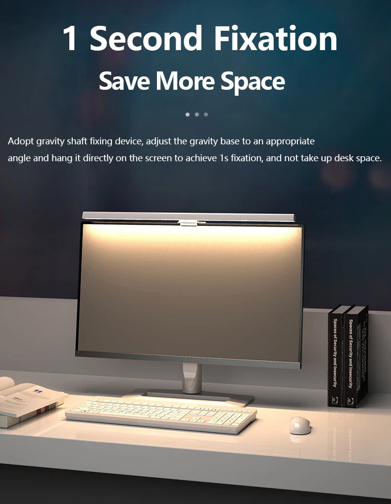 Monitor Light Bar – Stepless Dimming USB Desk Lamp