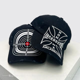 Unisex Cross Embroidery Baseball Cap | Street Style