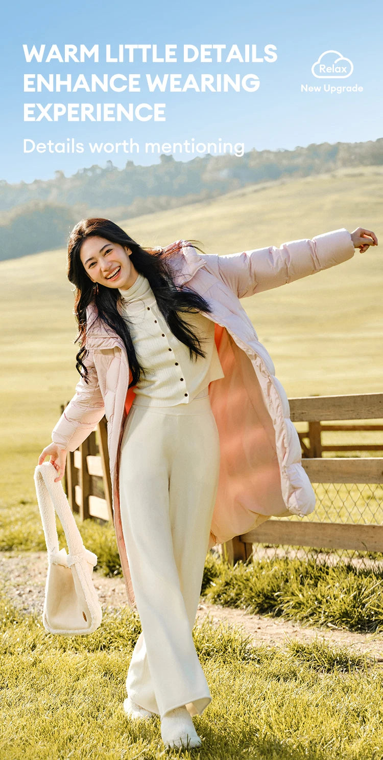 Women’s Longline Hooded Down Jacket