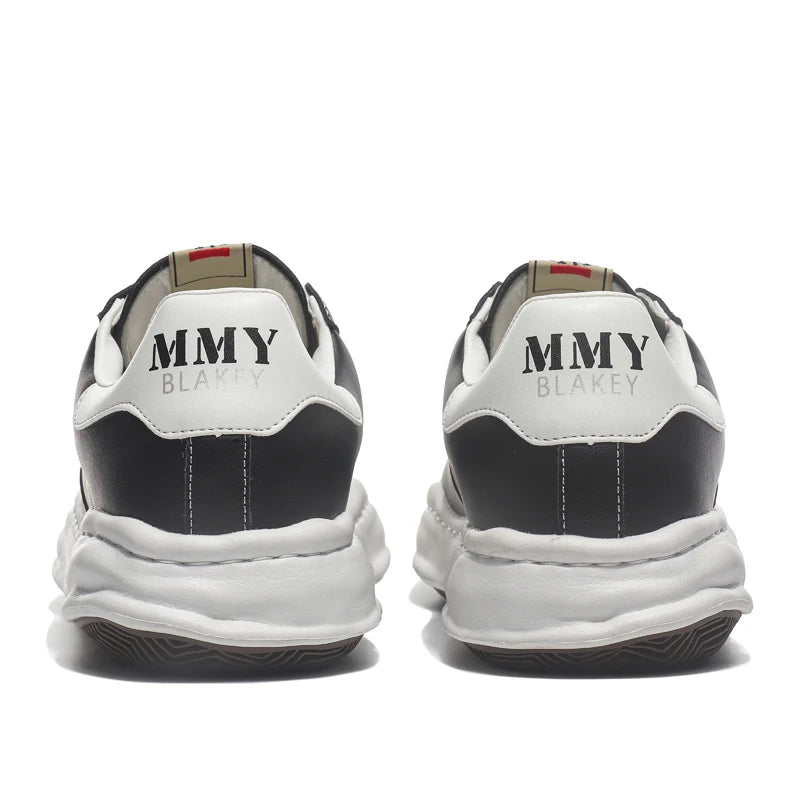 Unisex Thick Sole Board Sneakers — Breathable Lace-Up Casual Walking Shoes