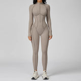 Long-Sleeved Performance Yoga Bodysuit