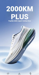 Xtep 2000km Plus Running Shoes 2025 New Spring Comfortable Anti-slip Cushioned Men's Training Jogging Sneakers 875319110001