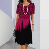 Women’s Striped Short-Sleeve Summer Dress