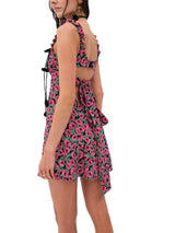 Women's Sweetheart Floral Mini A-Line Dress