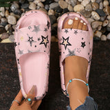 Leopard Print Cloud Slides – Soft Thick-Sole Summer Beach Sandals