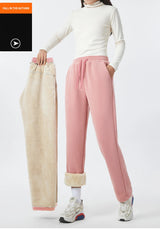 Unisex Fleece-Lined Winter Sweatpants