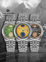 San Martin SN0144 39mm Power Reserve Automatic Watch