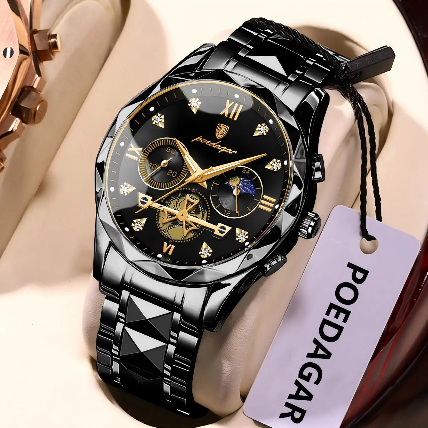 POEDAGAR 996 Men's Luxury Chronograph Watch