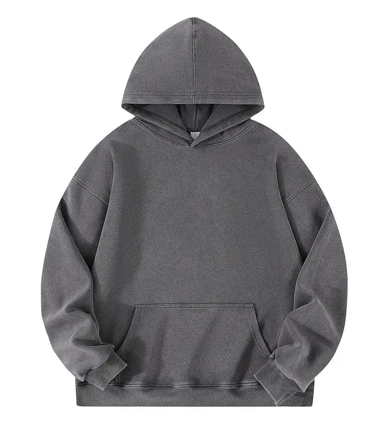Vintage Washed Oversized Pullover Hoodie