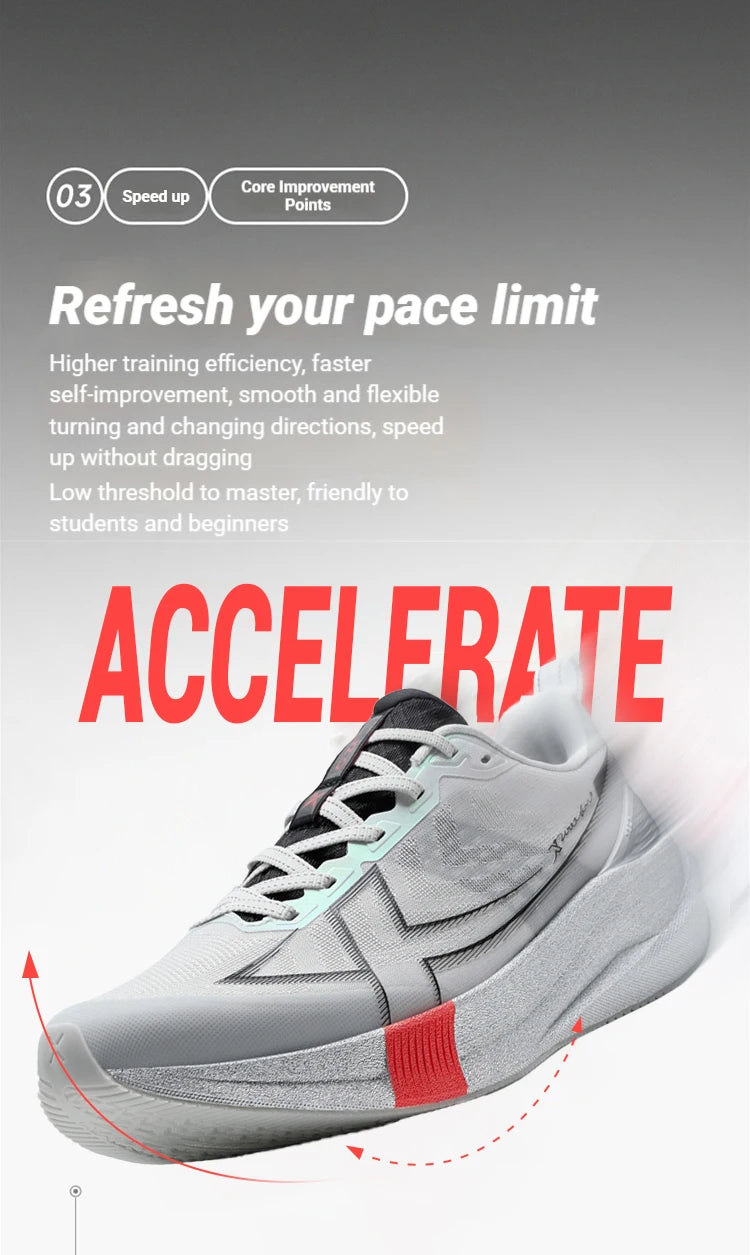 Xtep 2000km 5.0 Running Shoes Soft Universal Sneakers Cushion Durable Jogging Wear-Resistant Lightweight Shoes 874119110023