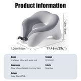 Memory Foam Travel Neck Pillow – Soft U-Shape Support