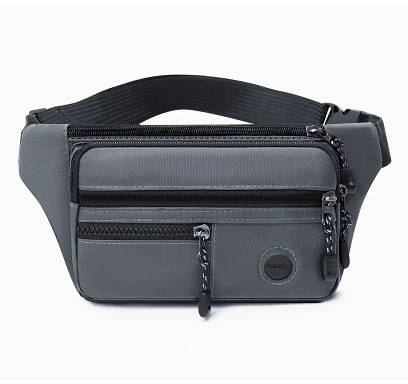 Fashion Unisex Waterproof Waist Bag Pack Male Belt Pouch Ladies Kangaroo Hip Phone Work Purse - Travel Gear for Men and Women