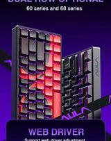 AULA WIN60 WIN68 HE Magnetic Keyboards Esports Rapid Trigger 8K Return RGB Hotswap Wired Gaming Mechanical Keyboard for Pc Gamer