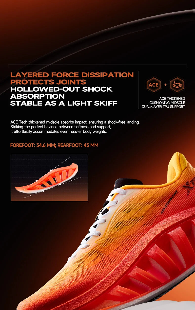 Xtep Light Boat MAX Men's Lightweight Running Shoes