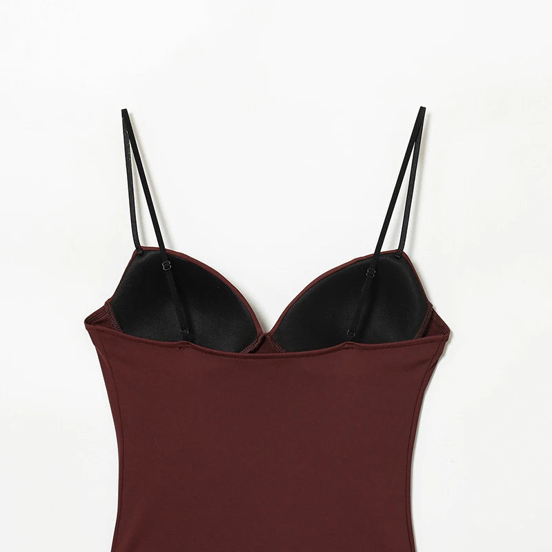 HXAO Corset Camisole Crop Top – Backless Bustier Tank