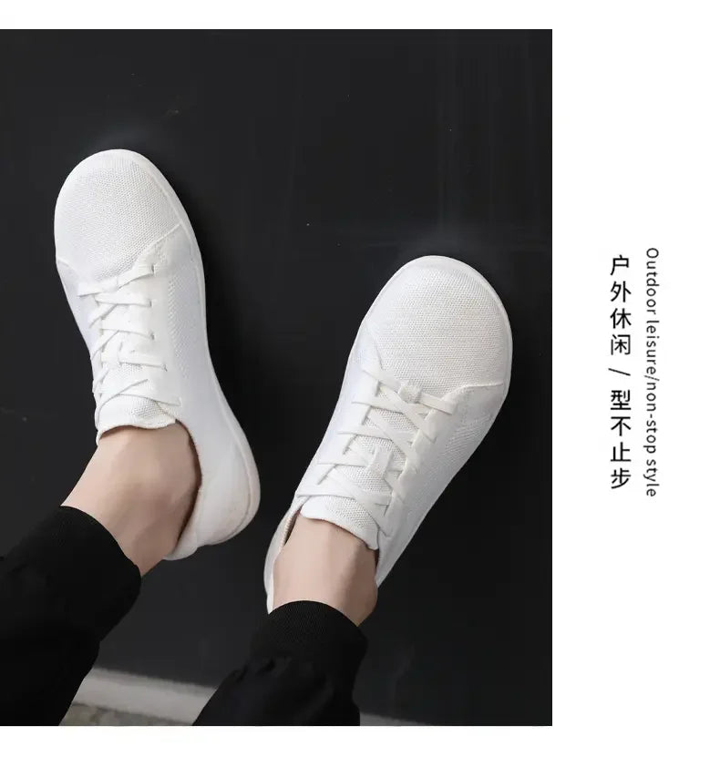 Summer Men's Casual Sports Shoes, Men's and Women's Wide Version Barefoot Shoes Outdoor Running Casual Shoes, Minimalist Shoes