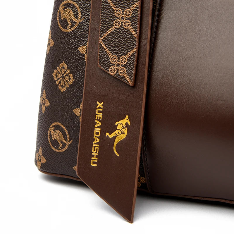 Luxury Print Leather Crossbody & Shoulder Bag