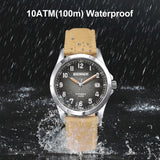 BERNY Frosted Dial Automatic Watch Men Luminous Mechanical Original ST2130 Wristwatch Sapphire Luxury Men Watch 10ATM Waterproof