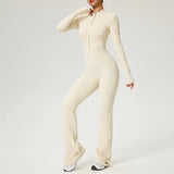 High-Performance Long Sleeve Yoga Jumpsuit