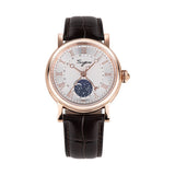 Sugess Watches for Men Automatic Mechanical Watch Moonphase Tianjin ST2108 Waterproof Date Hands Sapphire Crystal Rome Wave Dial
