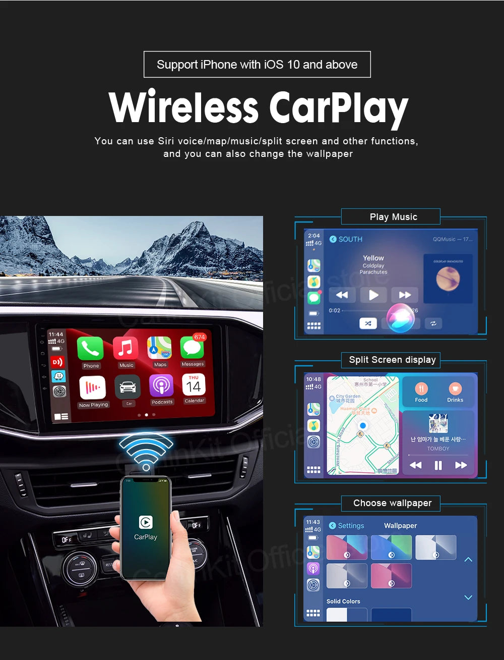 CarlinKit Wireless CarPlay & Android Auto Adapter