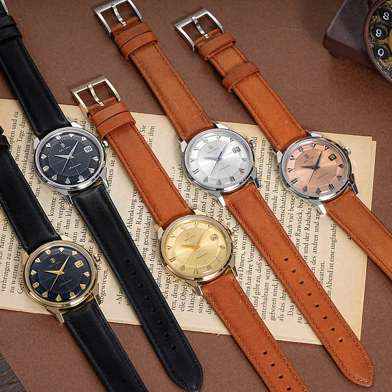 BALTANY 36mm Pie-Pan Constellation Automatic Watch