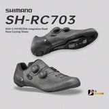 SHIMANO RC703 Road Cycling Shoes Carbon Sole SPD-SL Cleats Compatible Professional Road Bike Lock Shoes Men Women