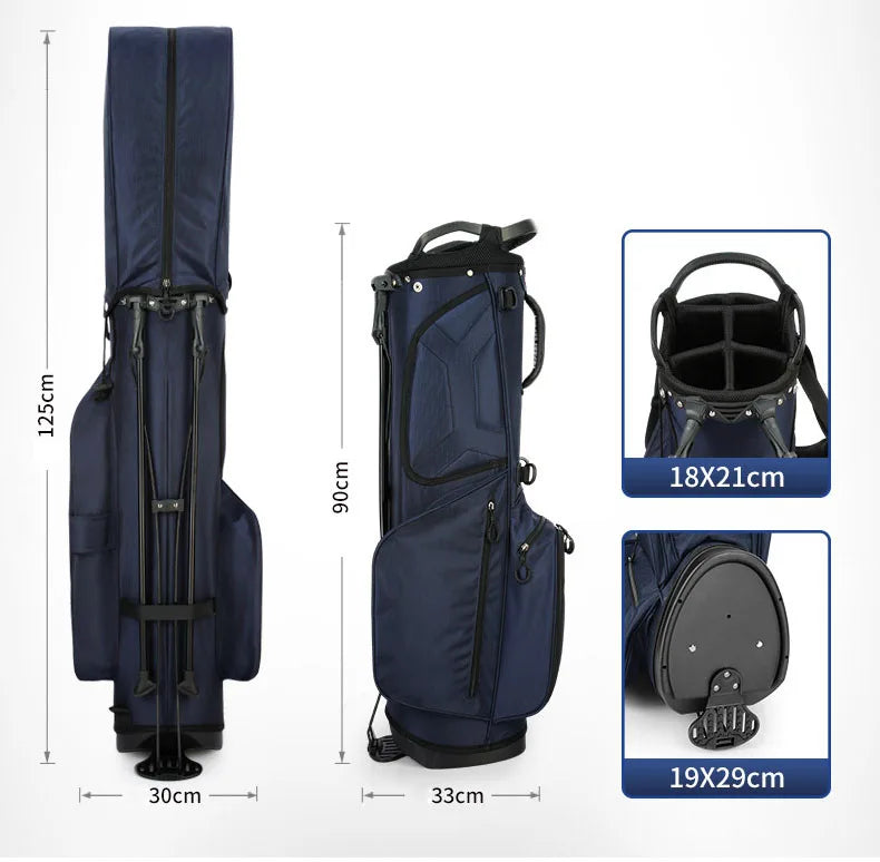 PGM Golf Bags Men Women Lightweight Multifunctional Stand Bag Can Hold a Full Set of Clubs QB074