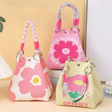 Women's Cartoon Knitted Bucket Bag