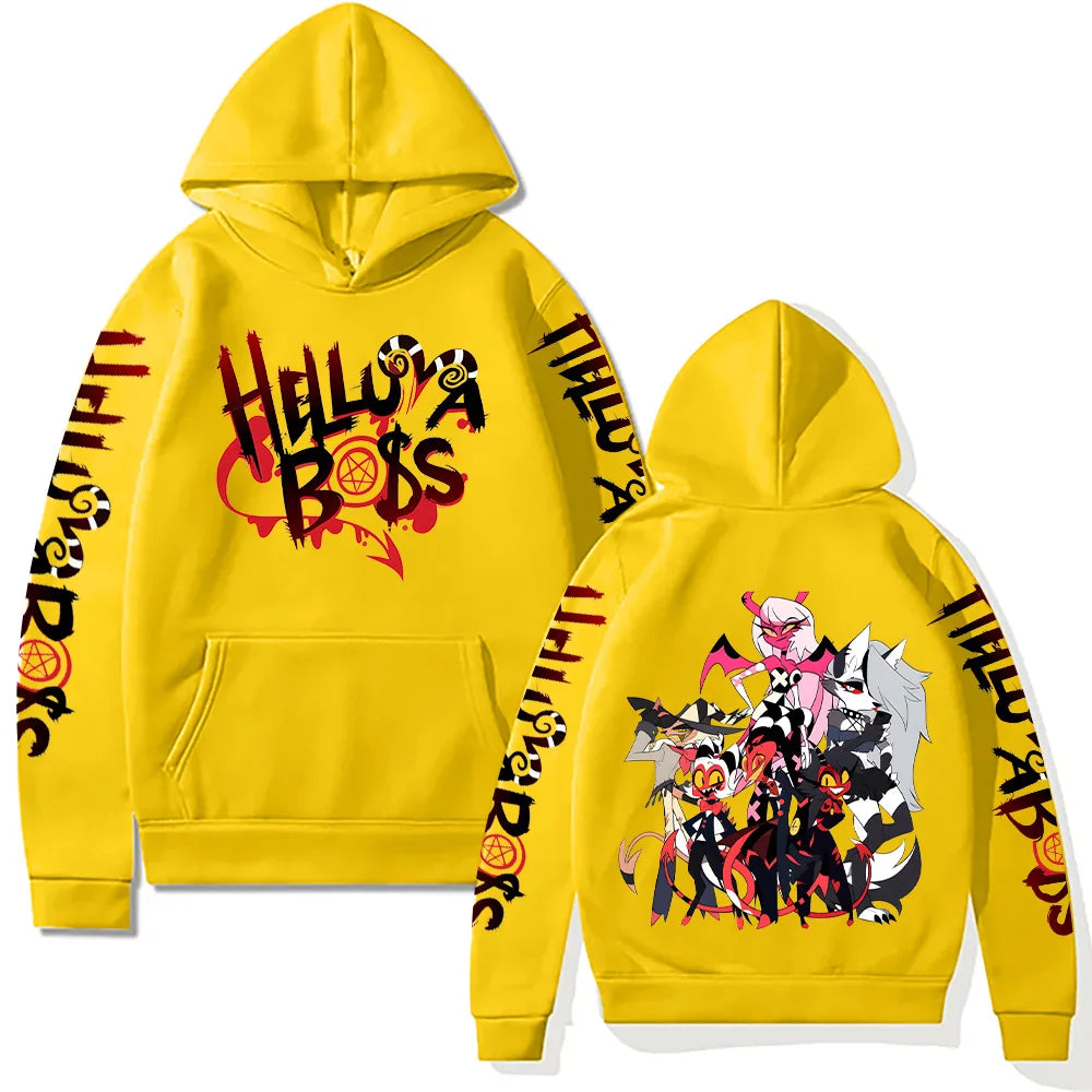 Helluva Boss Graphic Hoodie | Unisex Y2K Streetwear