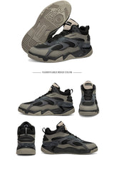 Baasploa Winter Men Shoes Fashion Plush Warm Waterproof Leather Sports Shoes Male Casual Outdoor Non-Slip Lace up Walking Shoes