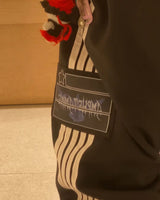 Y2K Gothic Striped Embroidered Streetwear Pants