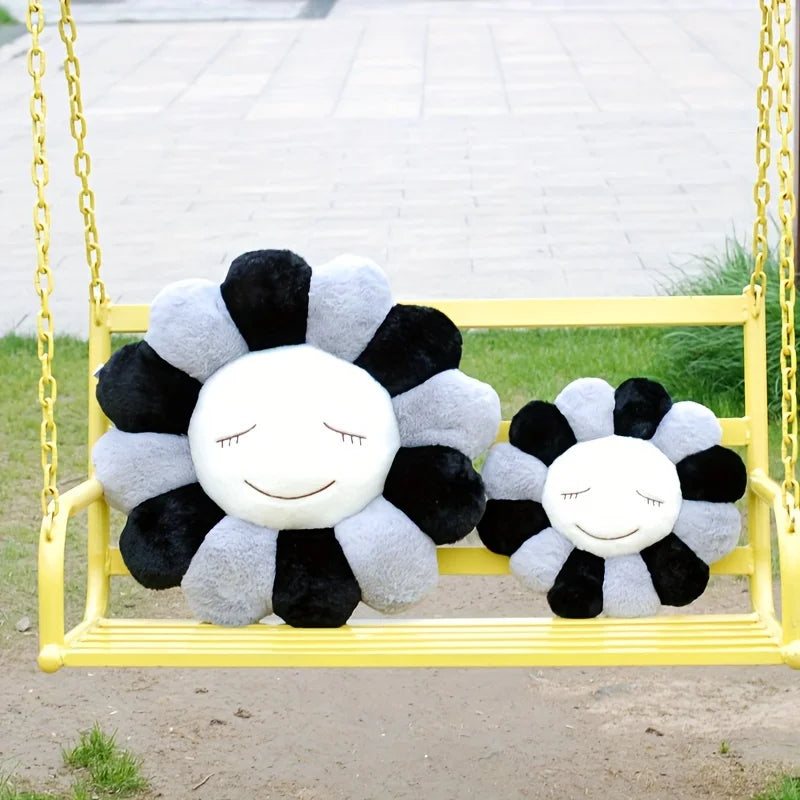 Sunflower Plush Cushion – Cheerful Décor Pillow