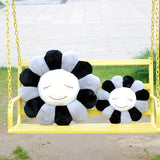 Sunflower Plush Cushion – Smile & Rainbow Decor Pillow