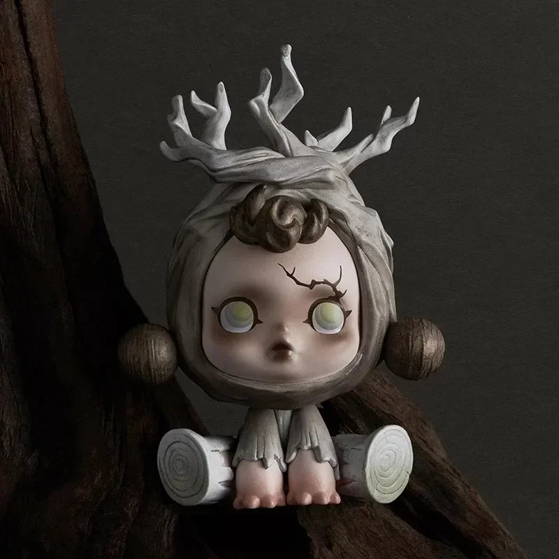 POP MART SKULLPANDA The Ink Plum Blossom Series Trendy Blind Box Toys Mystery Box Mistery Action Figure Surprise Birthday Gift