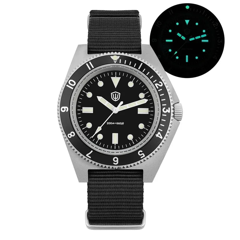 Watchdives WD1972 Quartz Watch VH31 Sweep Seconds Movement Sapphire Glass Stainless Steel Watches Waterproof Luminous Wristwatch