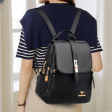 Luxury Vintage Leather Backpack