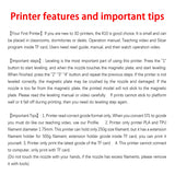 EasyThreed 3D Printer  Entry Level  Compatible with PLA TPU 1.75mm Filament  include Power Adaptor.