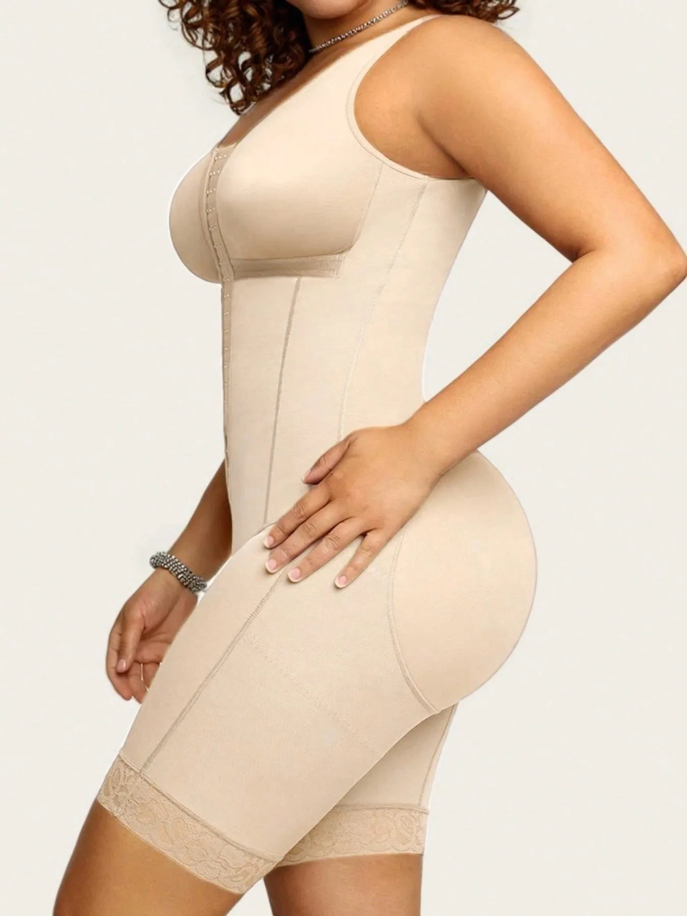 Women’s High-Compression Tummy Control Faja – USA Made Full Body Shaper