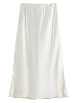 Acetate Trumpet Midi Skirt – Elegant Drape