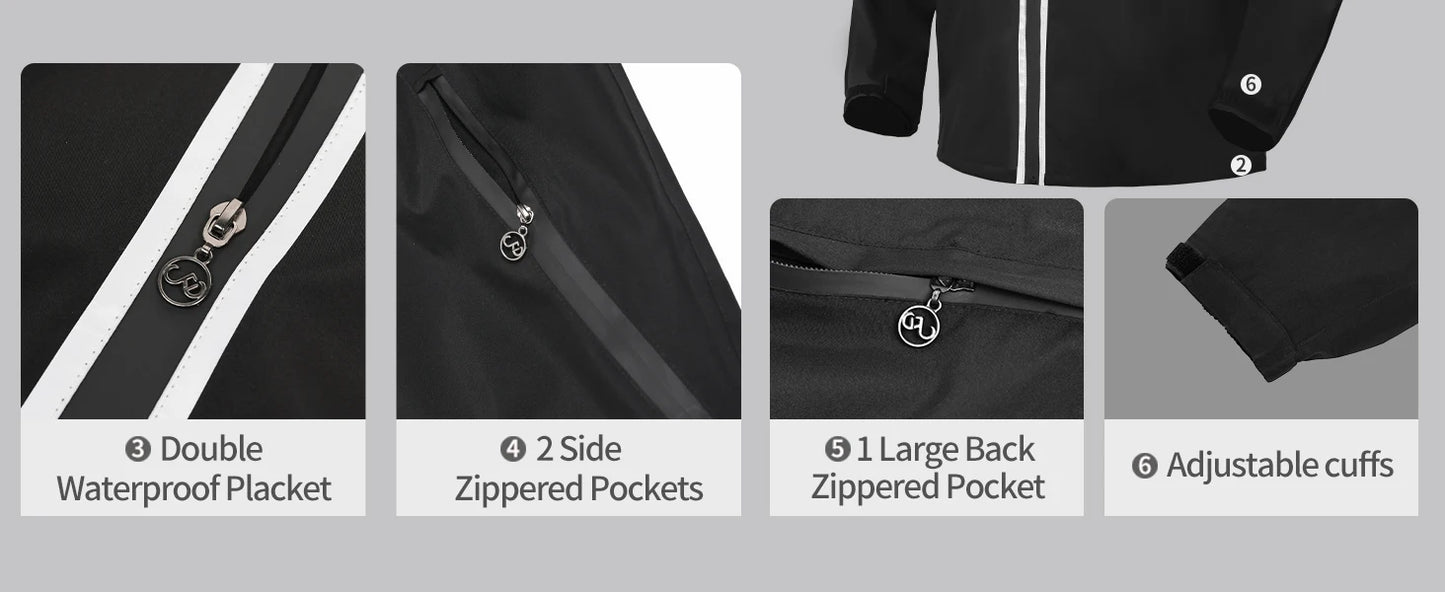 WOSAWE All-Weather Riding Rain Suit – Jacket & Pants