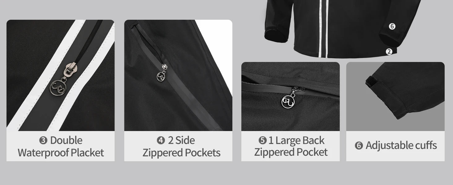 WOSAWE All-Weather Riding Rain Suit – Jacket & Pants