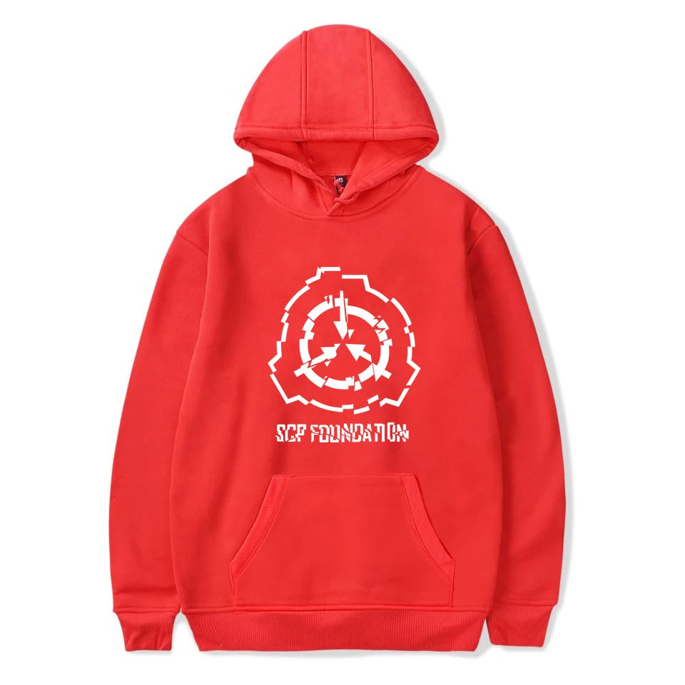 Scp Foundation Hoodie 2025 New Autumn Winter Fashion Men Women Soft Warm Casual Sweatshirt Black Comfortable streetwear