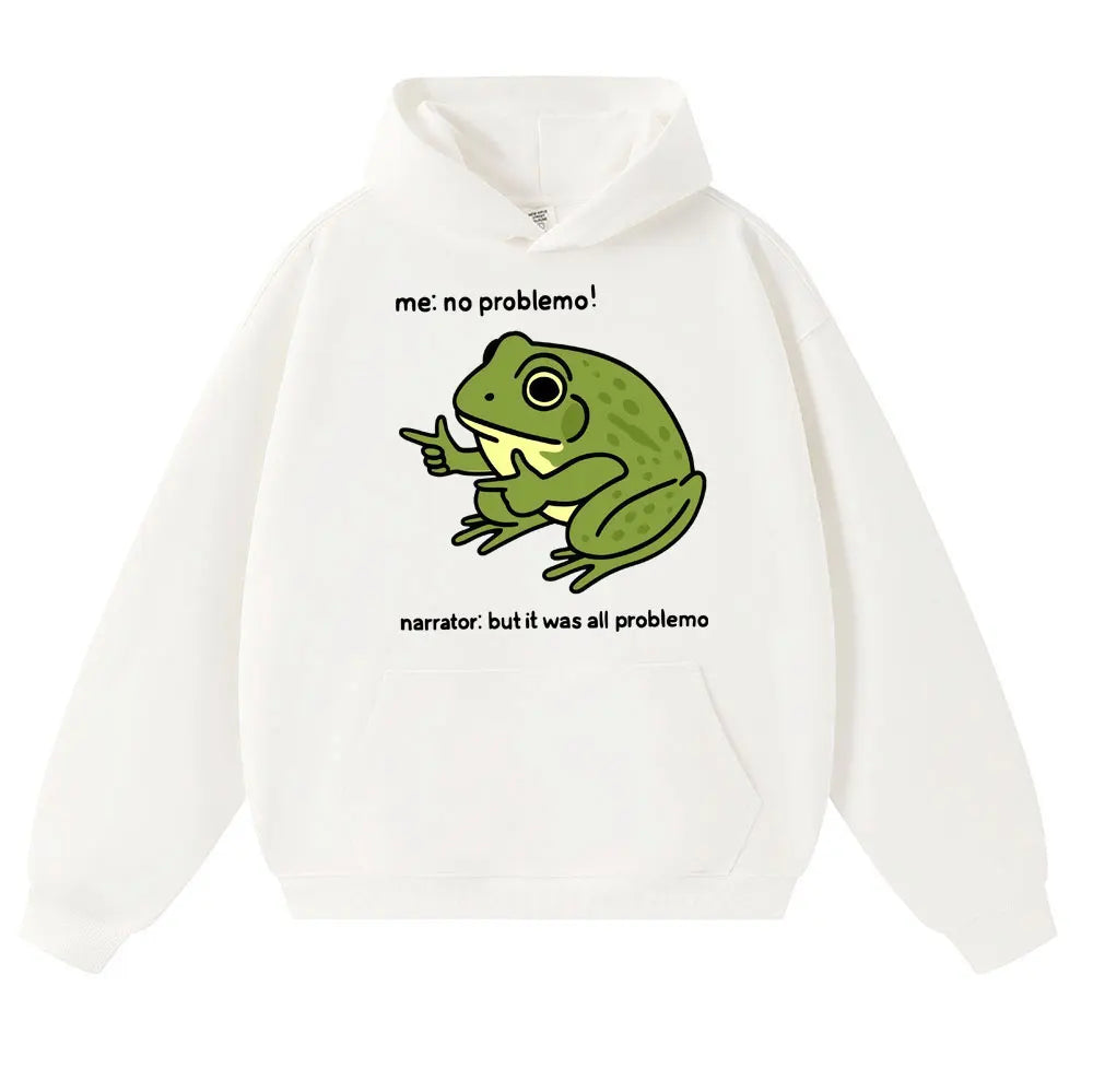 "No Problemo" Frog Meme Hoodie