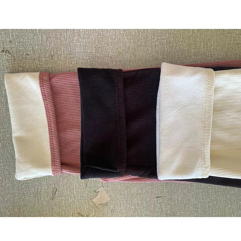 Women's Fleece Wide-Leg Winter Pants