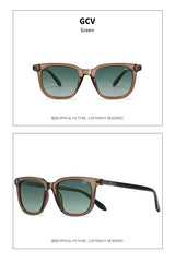 GCV Brand Original Fashion Acetate Polarized Sunglasses Cat Eye Square Frame Fishing Glasses Driving Outdoor Hiking UV400