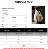 Women's Cotton Ruched Midi Skirt – Elegant A-Line