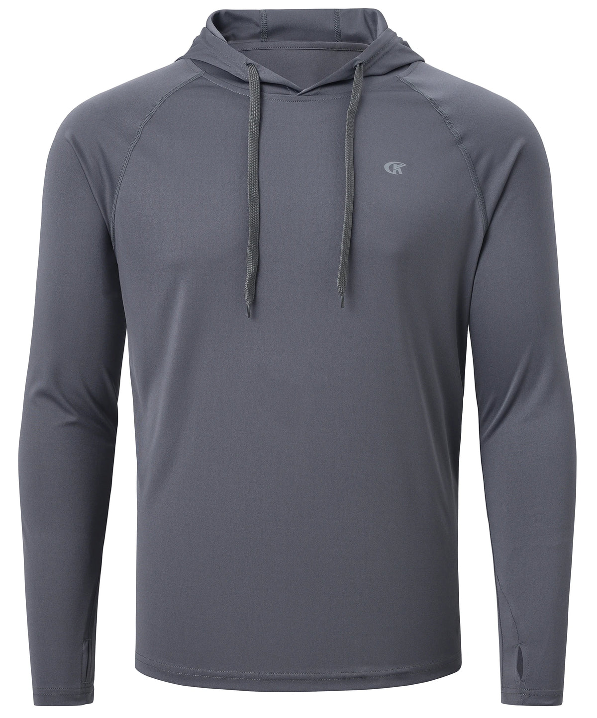 Summer Men's Long Sleeve UPF 50+ Hoodie T-Shirts, Rash Guard Quick Dry T-shirt Outdoor Sport Running Pullover