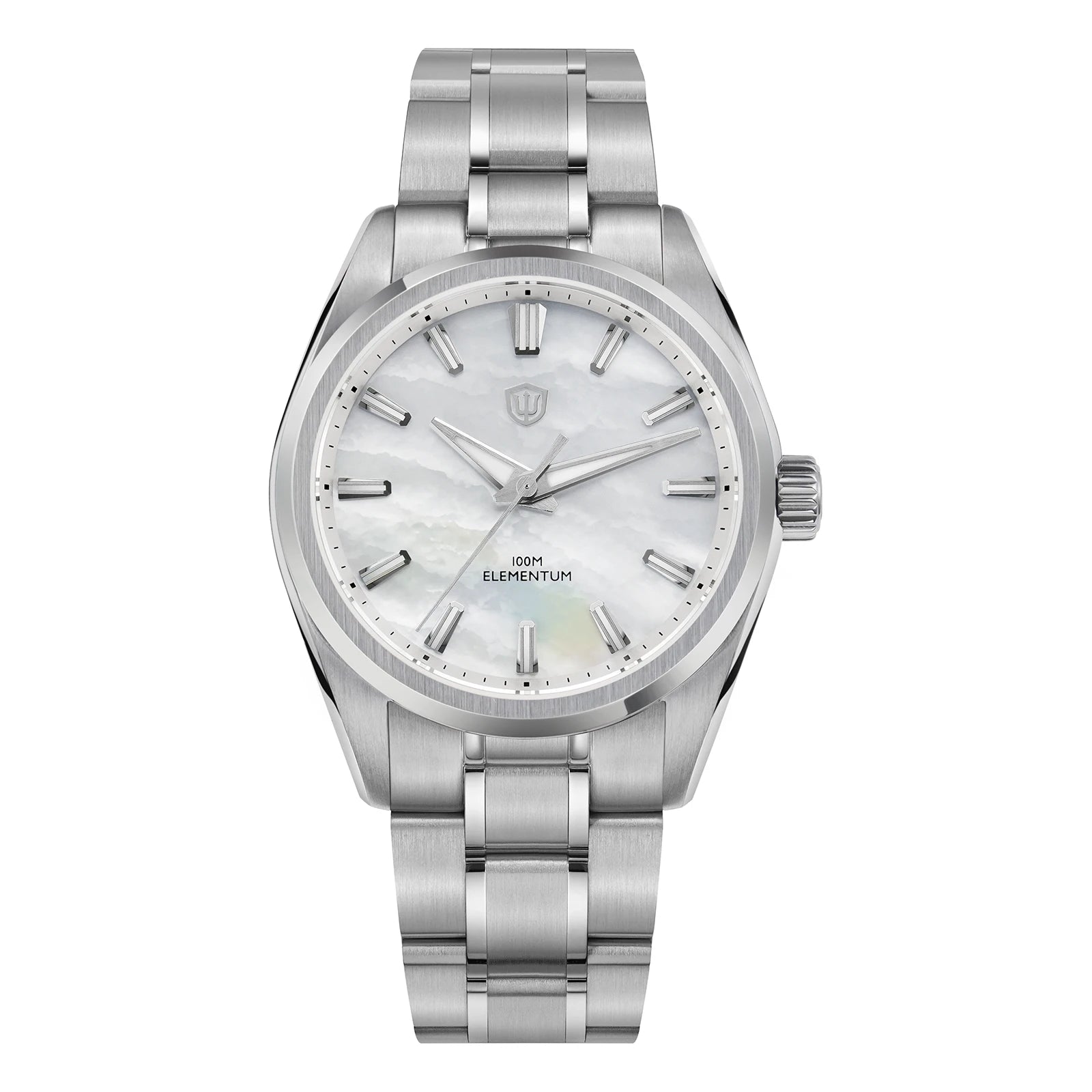 Watchdives WD0003C Quartz Watch VH31 Sweep Seconds Movement 38mm Ice Crack Dial Sapphire Luminous 100m Waterproof Men Wristwatch